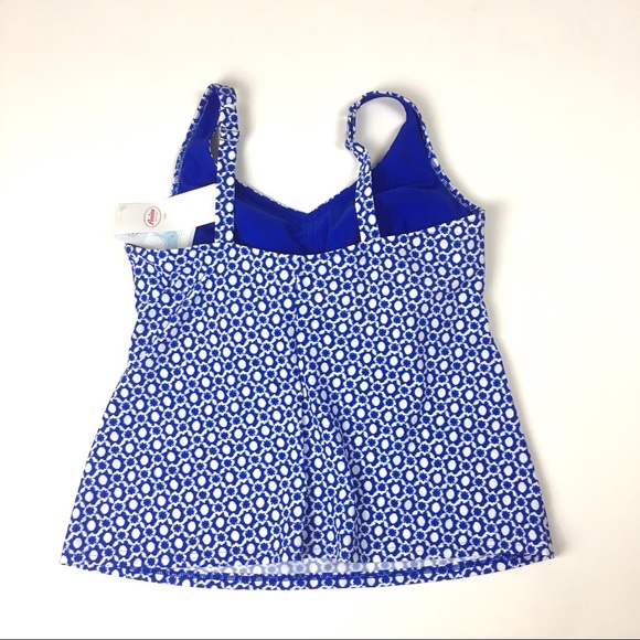 Anita salta tankini top blue supportive Modest - Picture 3 of 6